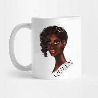 Black Queen Powerful Woman Unapologetically Black Mug